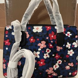 New!  Kate Spade Laurel Way Reese Bouquet Pop Purse Satchel